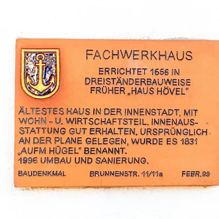 Denkmalgeschuetztes Fachwerkhaus Im Zentrum Mit Garage Ibbenbüren Buitenkant foto